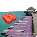 With fixed device marine pontoon bridge marina jet ski lift platform jet ski dock foam